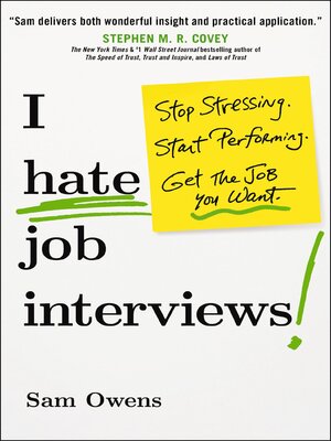 I Hate Job Interviews - ebook